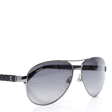 chanel aviator 4204q black